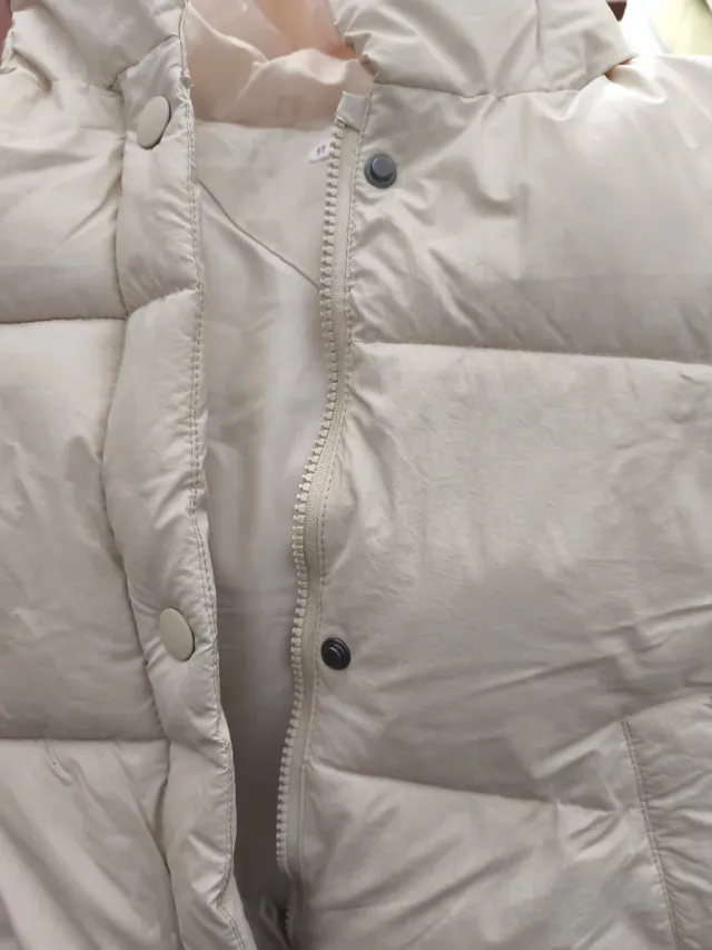 Chaleco acolchado beige Mango