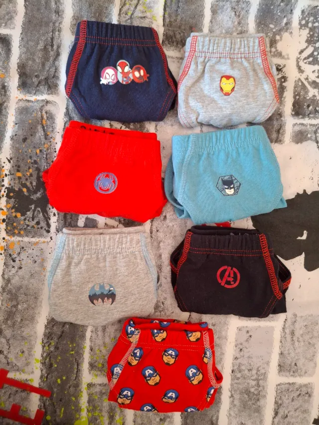 Lote de 7 calzoncillos niño