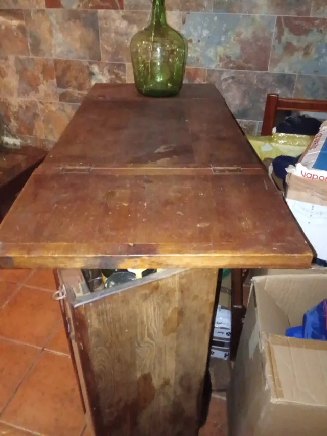 Barra de bar de madera