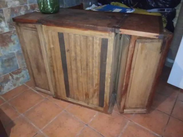 Barra de bar de madera