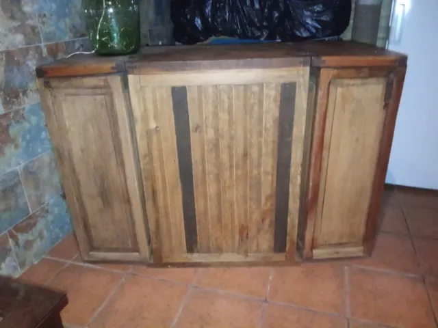 Barra de bar de madera