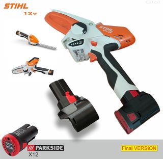 Adaptador Parkside X12 a Stihl GTA 26