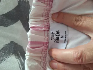 Falda corta cuadros rosa y blanco Primark