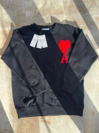 Jersey Ami Paris Corazón Rojo Talla M