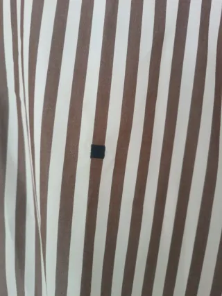 Camisa PG Rayas Marrón y Blanca TALLA  6