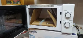 Microondas blanco OK.