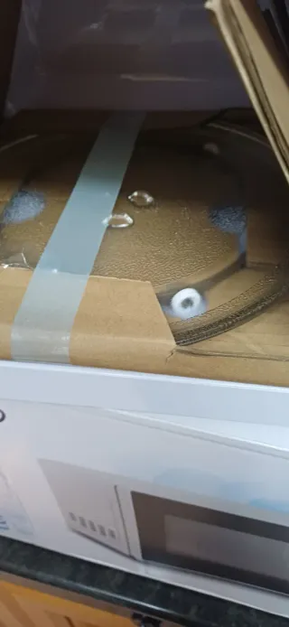 Microondas blanco OK.