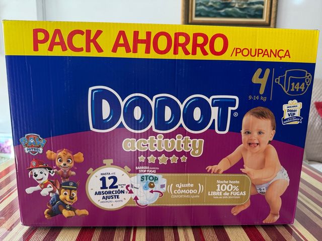 Dodot Activity Talla 4 - 144 uds