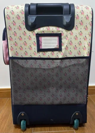 Maleta infantil rosa lunares Imaginarium