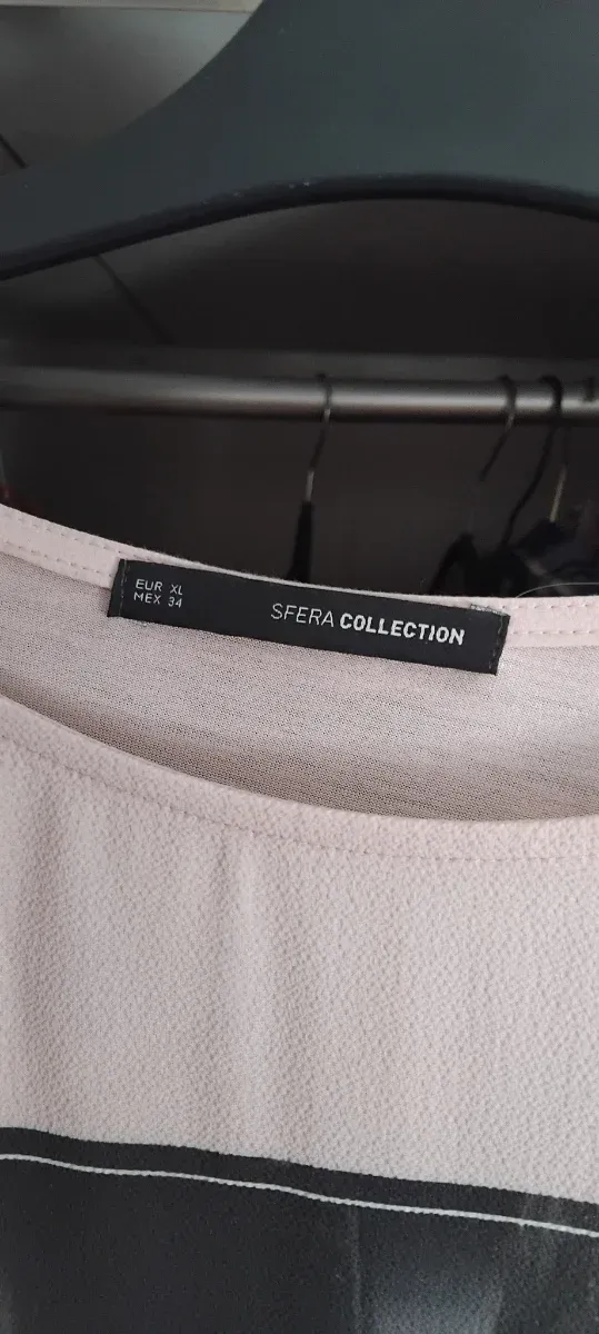 Camiseta rosa mangas 3/4