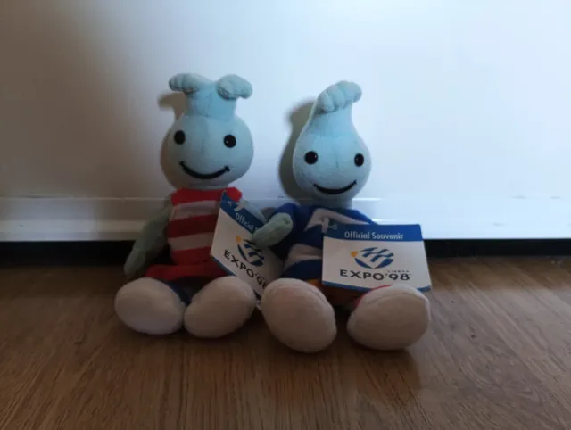 Muñecos Expo Lisboa 98. Gil chico y Gil chica