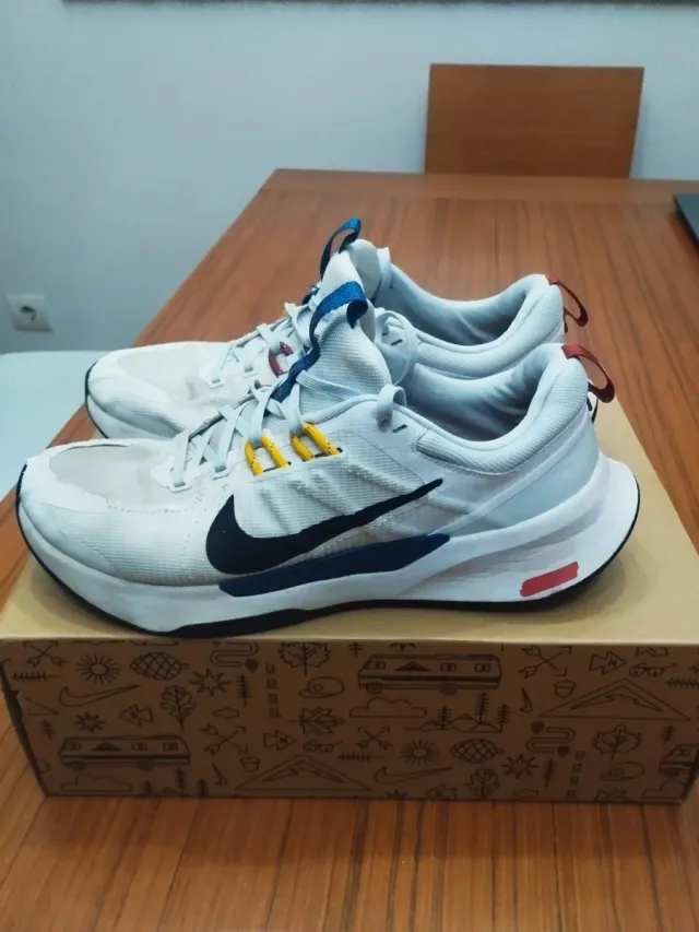 Zapatillas Nike Blancas y Azules