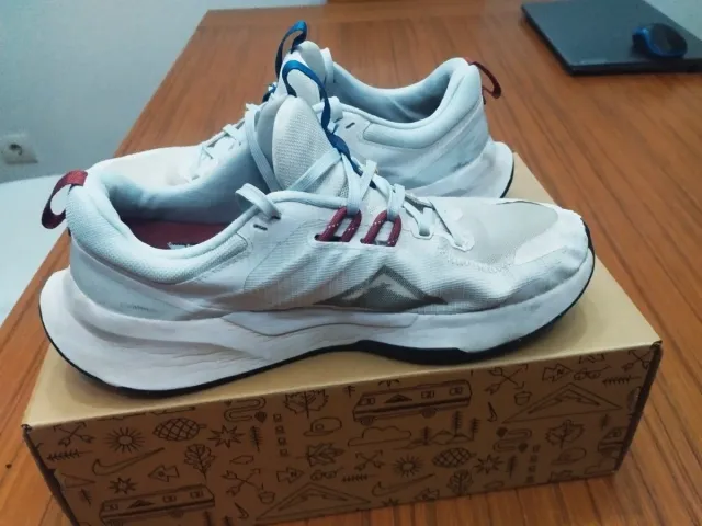 Zapatillas Nike Blancas y Azules