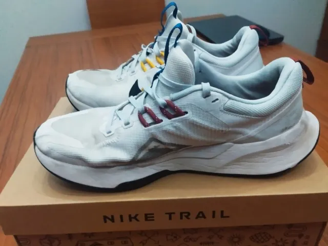 Zapatillas Nike Blancas y Azules