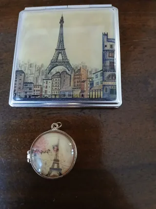 Set specchietto e ciondolo Parigi