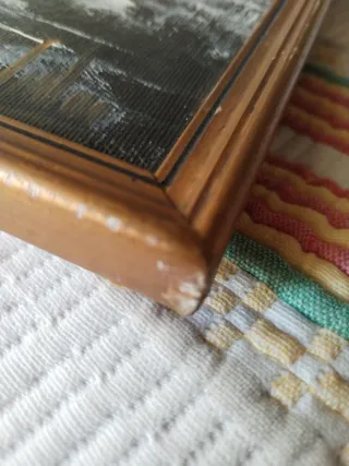 Quadro Pintura a Óleo Navio Tempestade