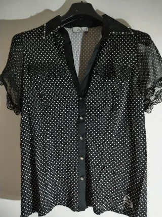 Camicia pois  Viscosa-  strass