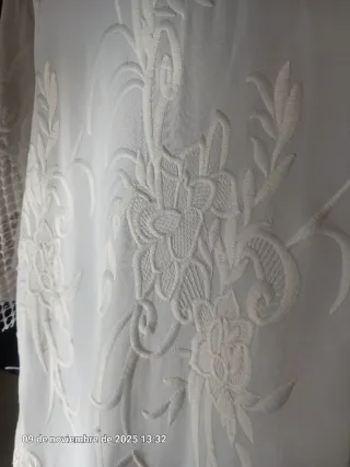 Túnica blanca ibicenca talla 40