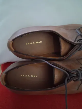 Zapatos Zara Man Marrón Talla 41