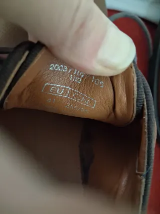 Zapatos Zara Man Marrón Talla 41