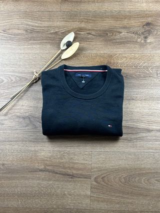 Maglione Tommy Hilfiger Girocollo Nero taglia XL