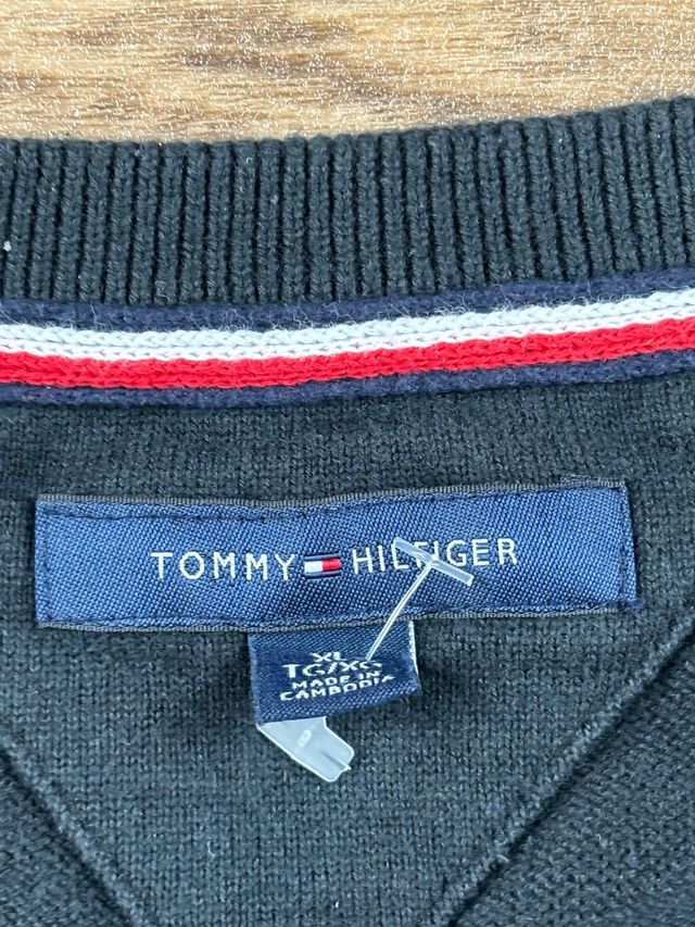 Maglione Tommy Hilfiger Girocollo Nero taglia XL