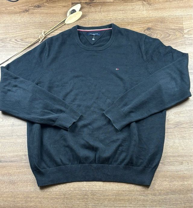 Maglione Tommy Hilfiger Girocollo Nero taglia XL