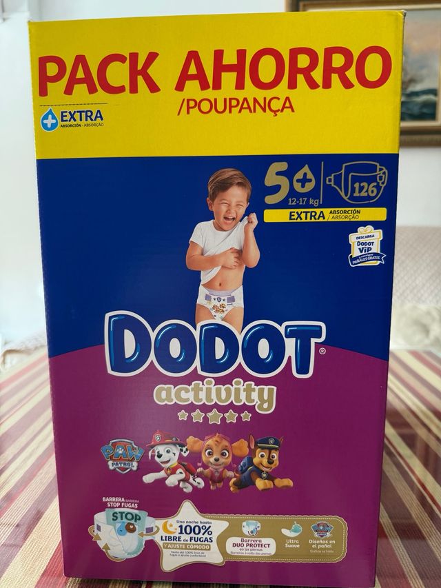 Dodot Activity Talla 5+ 126 uds