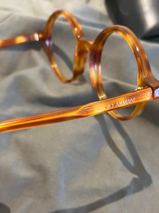 Gafas Giorgio Armani redondas vintage tortuga