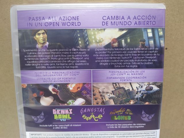 Saints Row The Third Full Package Nintendo Switch