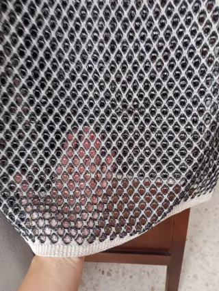 Falda Mango M/38 Negro y Dorado