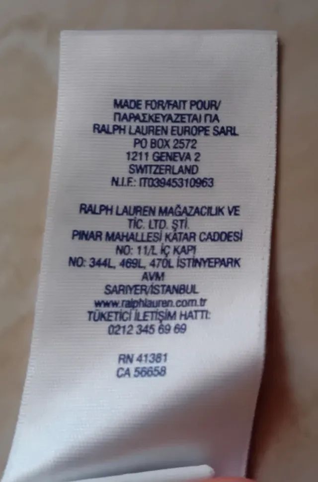 Maglietta Polo Ralph Lauren manica lunga