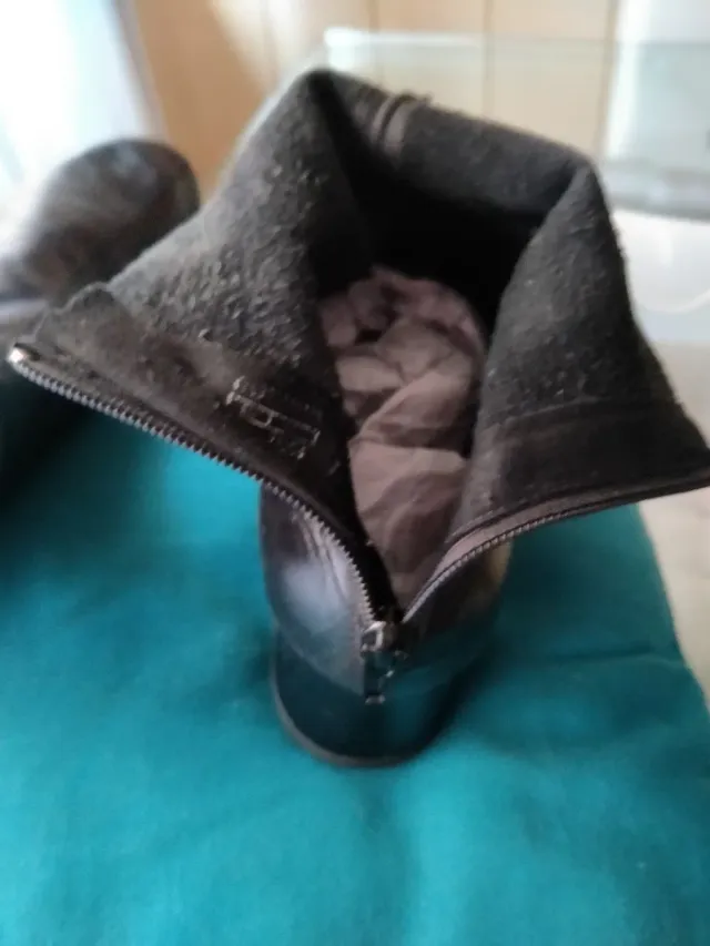 Botines piel negros talla 37