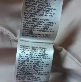 Cappotto corto H&M beige collo alto EUR 34