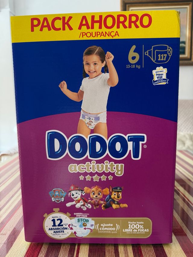 Dodot Activity Talla 6 - 117 unidades 