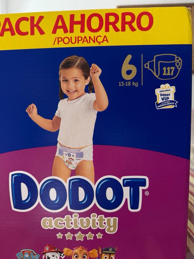 Dodot Activity Talla 6 - 117 unidades 