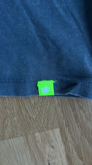 Camiseta gris manga larga HI&BYE