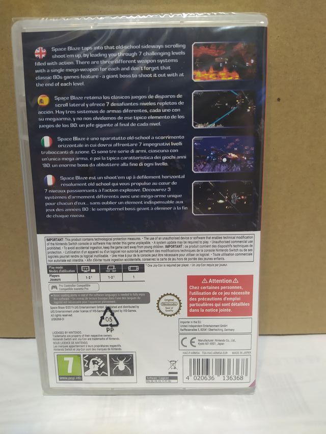 Space Blaze Nintendo Switch