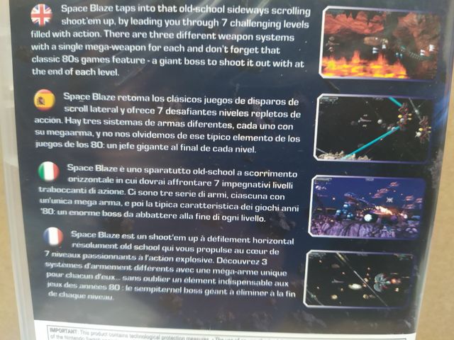 Space Blaze Nintendo Switch