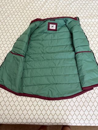 Chaleco acolchado sin usar