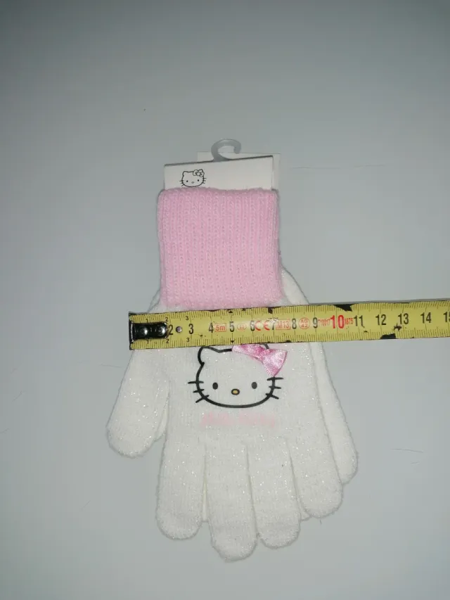 Guanti Hello Kitty Nuovi 110-128 4/8 anni