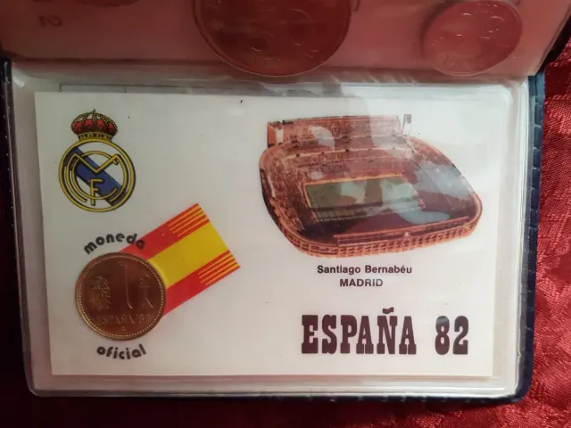 Folleto Mundial 82 España Serie Numismática