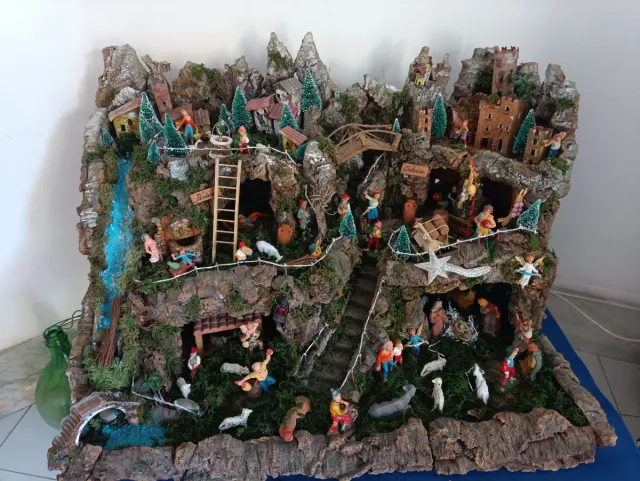 Presepe artistico artigianale