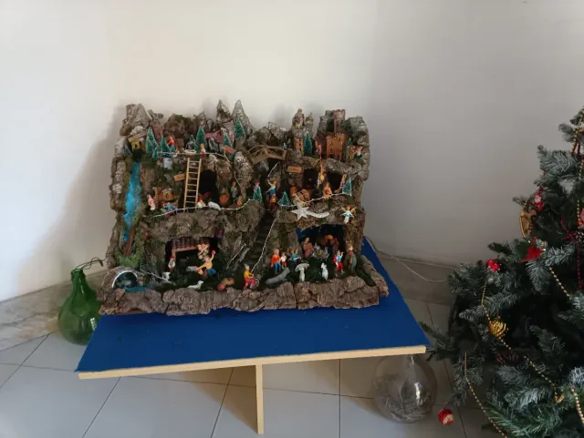 Presepe artistico artigianale