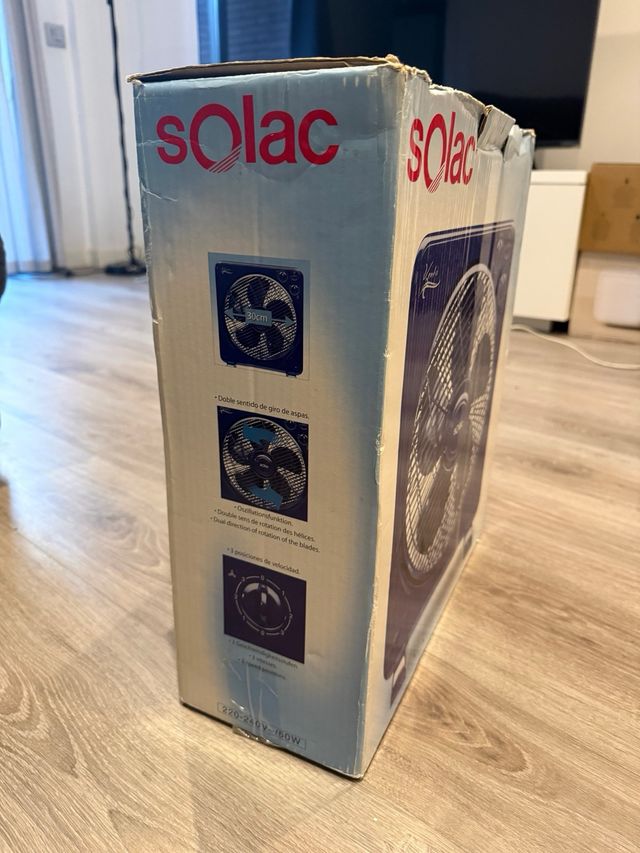 Ventilador Solac Vento Azul