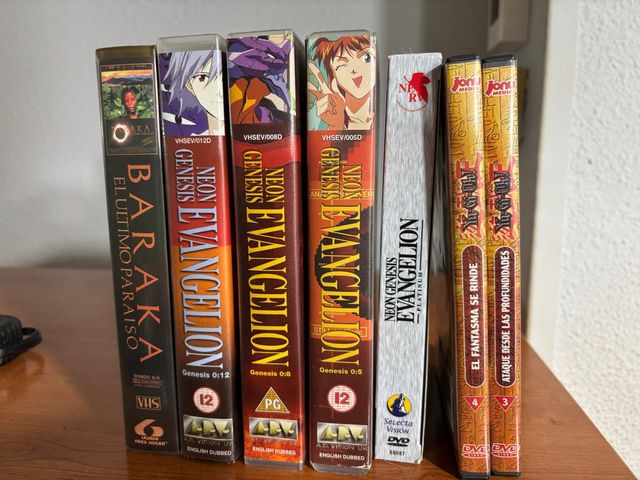 Lote VHS Neon Genesis Evangelion