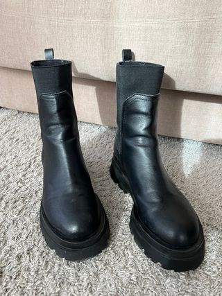 Botas Stradivarius Negras Talla 38