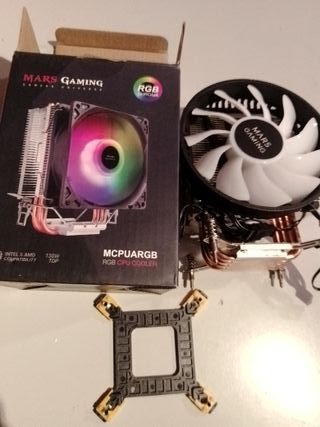 Mars Gaming MCPU-VR Doble ARGB Ventilador CPU 120m