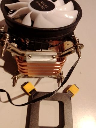 Mars Gaming MCPU-VR Doble ARGB Ventilador CPU 120m