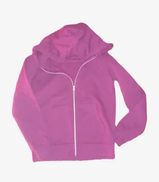 SUDADERA CON CREMALLERA GRANATE XS